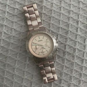 Fossil lady’s watch. Needs battery.
